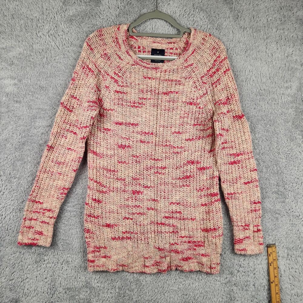 American Eagle Outfitters Sweater Womens Medium Pink Jegging Pullover Knit Boho